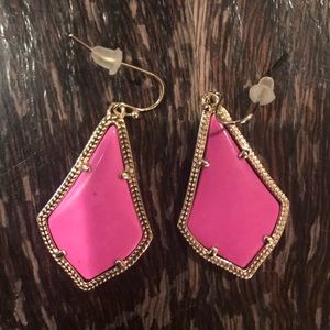 Kendra Scott Alex earrings in magenta